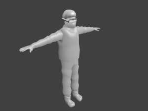 soldier lowpoly 3Dモデル