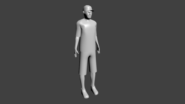 human rigging 3Dモデル .c4d .max .obj .3ds .fbx .stl .blend 