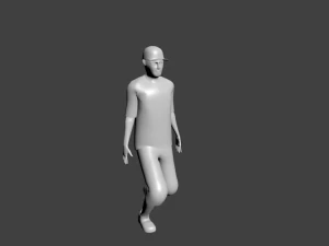 human rigging 3D Model