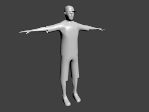 human rigging 3D Model