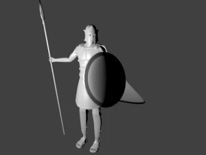 guerreiro espartano Modelo 3D