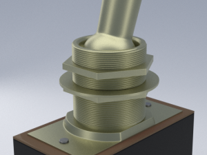radio part switch 3Dモデル