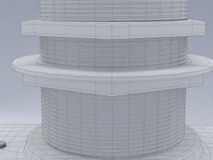 radio part switch 3Dモデル