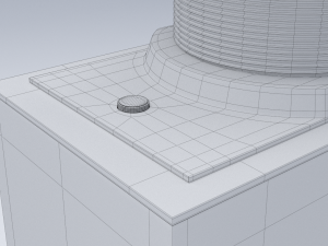 radio part switch 3Dモデル