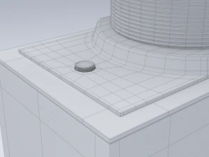 interrupteur de pi&egrave;ce radio Modèle 3D