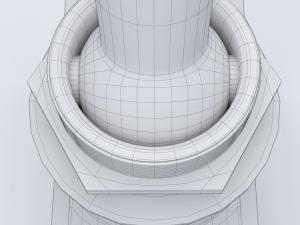 radio part switch 3Dモデル