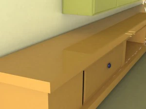 living room interior 3D Model