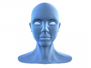 beautiful woman head base mesh 3D Model