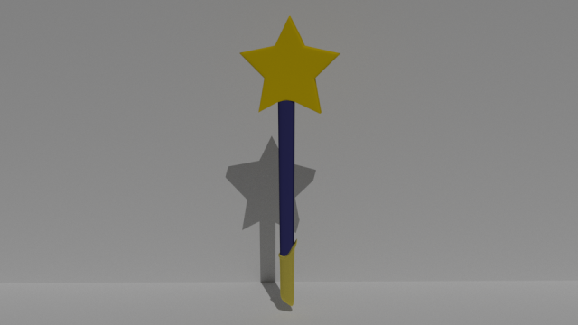 star wand 3Dモデル .c4d .max .obj .3ds .fbx .stl .blend 