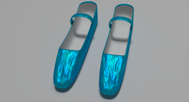 dance shoes 3D Модель .c4d .max .obj .3ds .fbx .stl .blend 