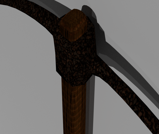 ruined pickaxe Modèle 3D .c4d .max .obj .3ds .fbx .stl .blend 