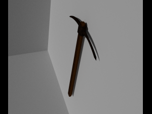 ruined pickaxe Modèle 3D