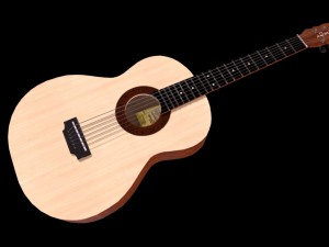 acoustic guitar by sqmix 3D Model