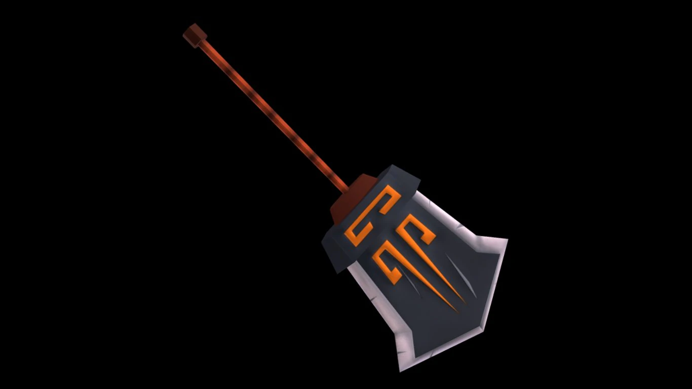 lopata sword by sqmix 3D Model .c4d .max .obj .3ds .fbx .stl .blend