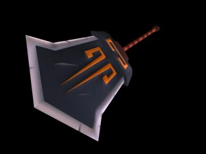 lopata sword by sqmix 3D Model