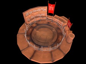 sand arena by sqmix 3D Model