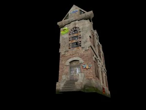 old building by sqmix 3D Model