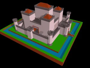 castle by sqmix 3D Model