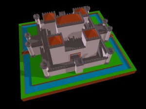 castle by sqmix 3D Model