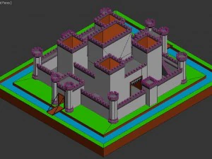 castle by sqmix 3D Model