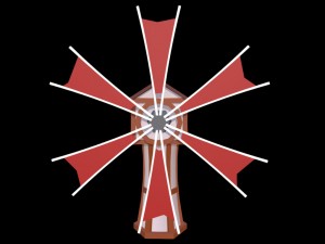windmill by sqmix 3D 모델