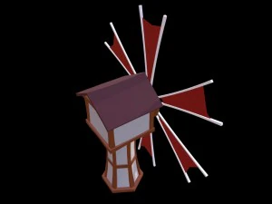 windmill by sqmix 3D Model