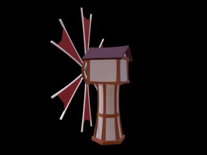 windmill by sqmix 3D 모델