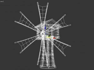 windmill by sqmix 3D Model