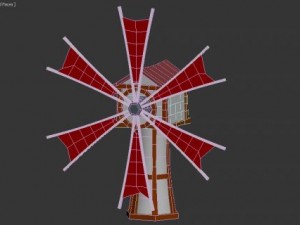 windmill by sqmix 3D 모델