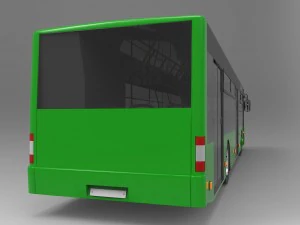 bus laz-a183 citylaz-12 by sqmix 3D Model