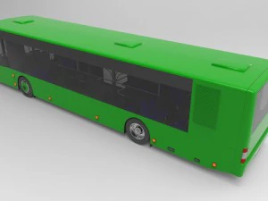 bus laz-a183 citylaz-12 by sqmix 3D Model
