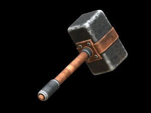 war hammer by sqmix 3D Model