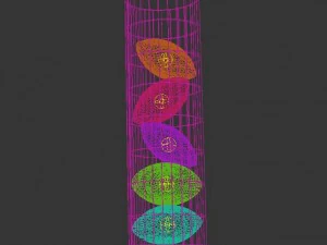 decorative candle lights 3D Model