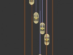 new design decorative stand lamp Modelo 3D
