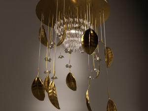 morden custome chandelier 3D मॉडल