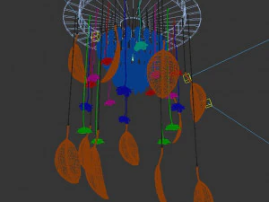 morden custome chandelier 3D Model