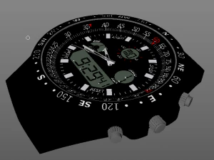 detailed watch face part 3D Model