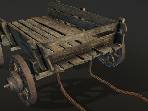 Old barrow 3D 모델