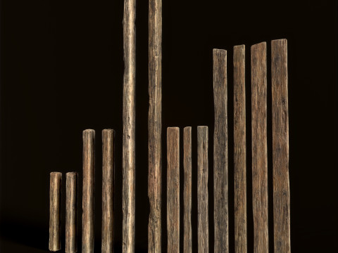 Wooden Planks 3D Model