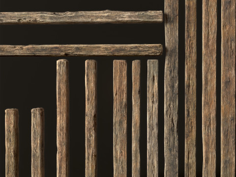 Wooden Planks 3D Model