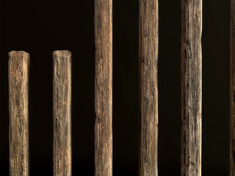 Wooden Planks 3D Model
