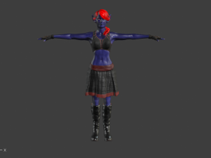 womenblue 3D Модель