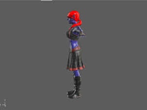 womenblue Model 3D