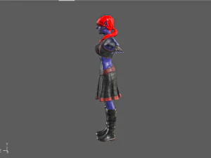 womenblue 3D Model