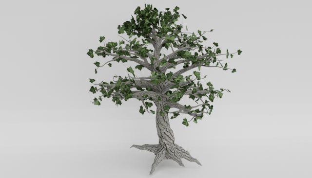 green tree 3D Модель .c4d .max .obj .3ds .fbx .stl .blend 