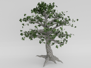 green tree 3D 모델
