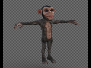 monkey 3D Model