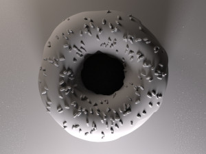 doughnut with sprinkles 3D Model