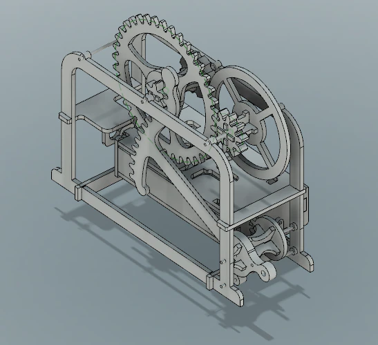mechanical visit card holder 3D Print Model .c4d .max .obj .3ds .fbx .stl .blend 