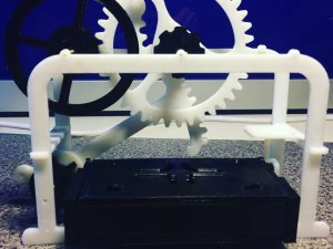 mechanical visit card holder 3D Print Model